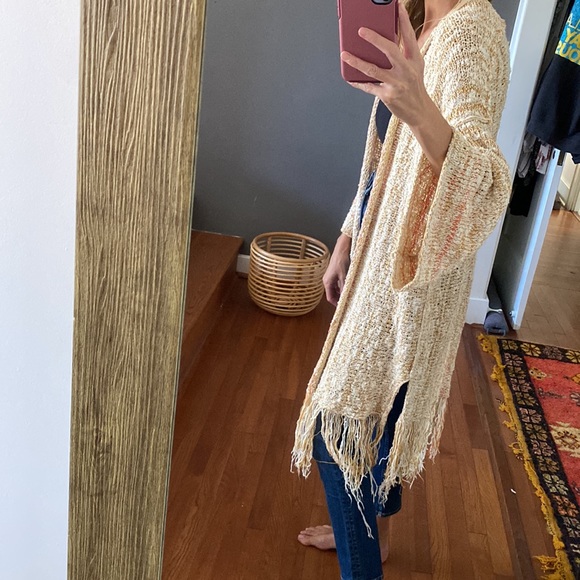 Free People Lucia Fringe Cardigan - Picture 4 of 13
